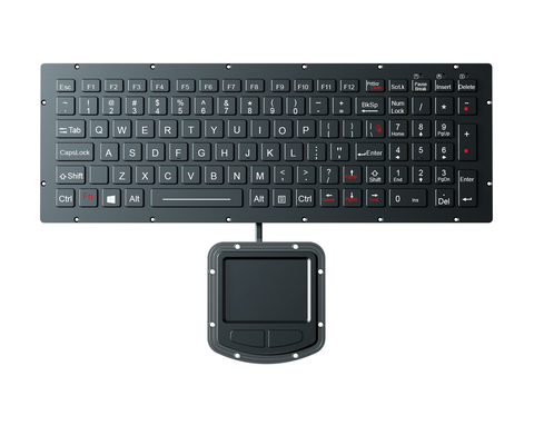 Ultra ince sağlam klavye mühürlü dokunmatik panel ve askeri sınıf PCB ile