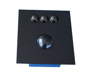 Üst Panel Siyah 38mm Trackball Cihazı 3 Polimer Fare Düğmeleri İşaret
