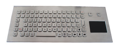 Endüstriyel kiosk için touchpad ile 85 tuşları Paslanmaz çelik bilgisayar klavye