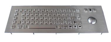 Lazer Trackball ile USB Üst Panel Montaj 69 Tuşlar Endüstriyel nokta braille Klavye